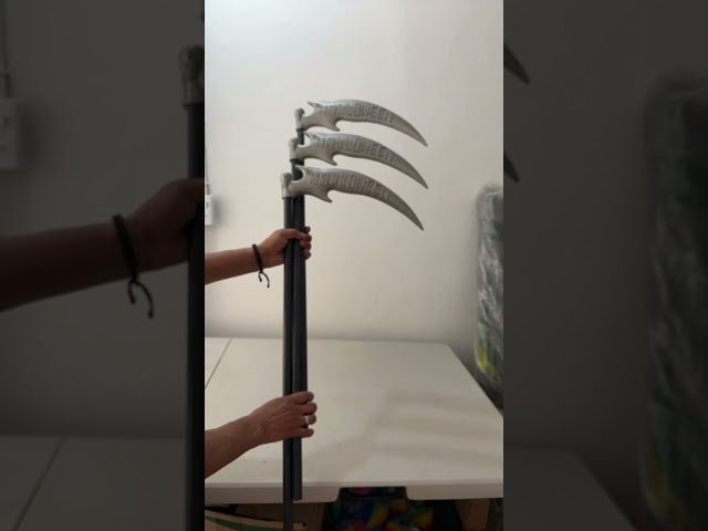 Vídeo relacionado con Smiffys Guadaña de La Muerte, Negra, 6 piezas, 138cm/54in Halloween, Carnaval