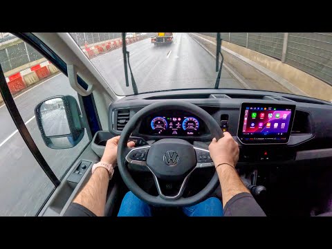 NEW Volkswagen Crafter 2025 (2.0 TDI 140 hp) | POV Test Drive #2349 Joe Black