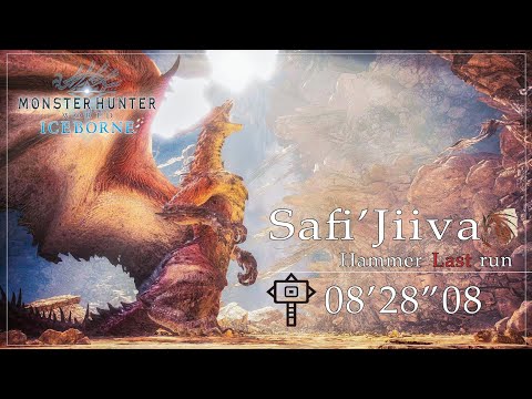 MHWI [PS5] ムフェト・ジーヴァ ハンマーソロ/Safi'jiiva Full Energy Hammer solo 08'28''08