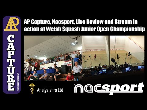WJO Squash Championship 2015 - AP Capture, Nacsport & Live Streaming Workflows