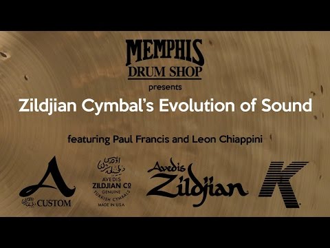 Zildjian Cymbal's Evolution of Sound with Paul Francis and Leon Chiappini at Memphis Drum Shop
