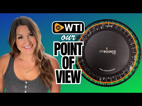 FIT BOUNCE PRO XL Premium Bungee Rebounder USA | Half Folding Silent Indoor Mini Trampoline | Adults & Kids | DVDs & Online Workouts | Extra Large Bounce Area | Max Load 400lbs | Ready Assemb - WTI product video review
