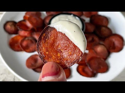 Our Baked Pepperoni Chips are the Easiest Zero-Carb Snack Ever!