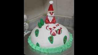 Christmas Cake Decorations | How to make Santa Clause | Baking with Anne
