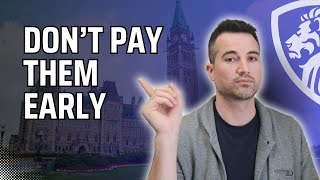 Remitting business taxes to the government early