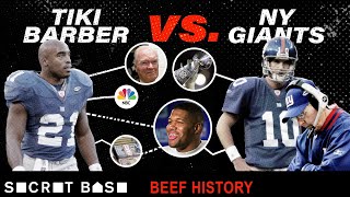 Tiki Barber beefed so much with the Giants that everyone forgot how great he was video