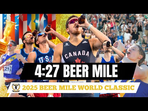 Corey Bellemore Sets New 4:27 Beer Mile World Record at the 2025 Beer Mile World Classic