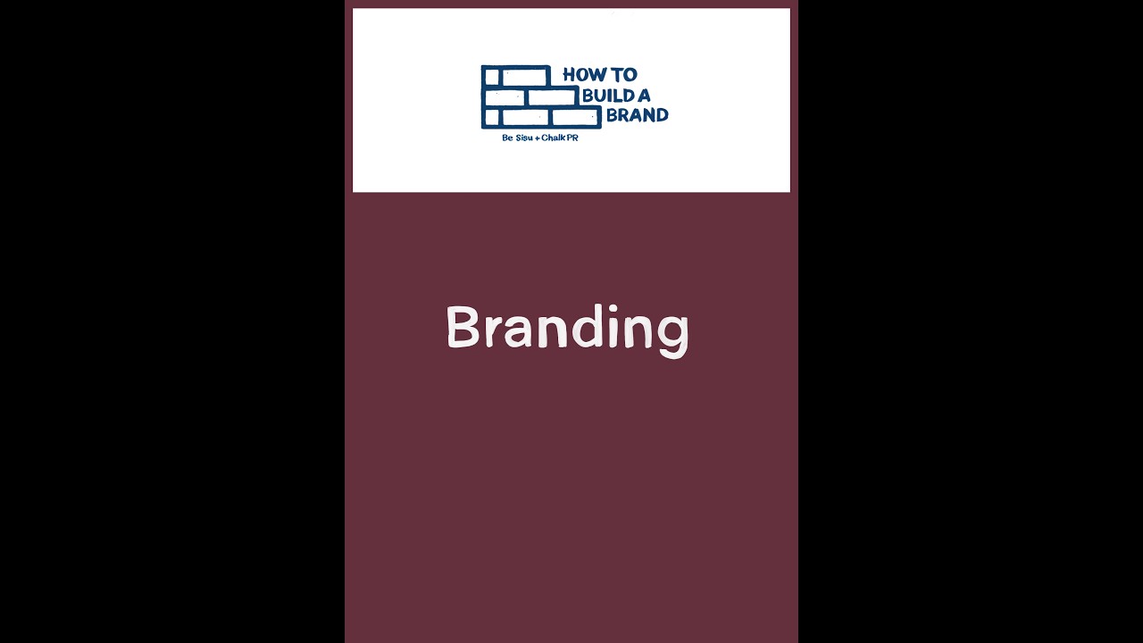 How To Build A Brand's Branding Workbook Preview