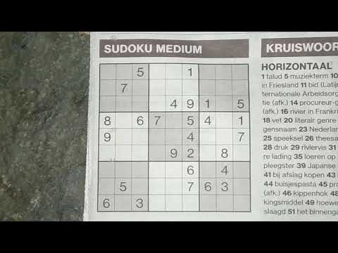 Wholly Moses I broke my record Medium Sudoku puzzle (with a PDF file) 05-09-2019