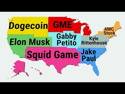 2021's Trending Google Searches by State