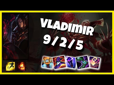 Vladimir Mid 10.25 Challenger Gameplay S11 (9/2/5) - BR