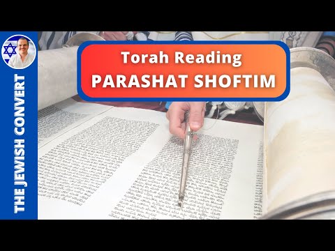 Torah Reading | Parashat SHOFTIM in Hebrew with English Translation
