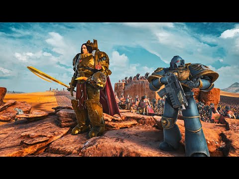 CAN EMPEROR OF MANKIND STOP 6,000,000 TYRANIDS? - WARHAMMER 40K - Ultimate Epic Battle Simulator 2
