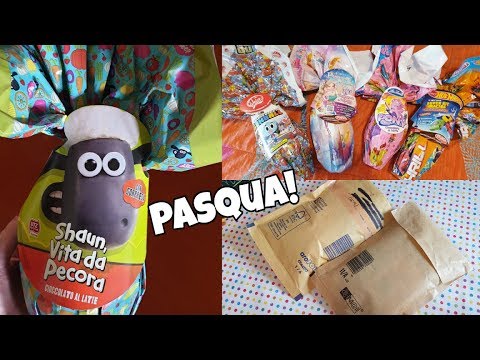 Apriamo 5 uova di Pasqua e pacchetti!!! Pony gommini, shaun, hotwheels, gumball, principesse...