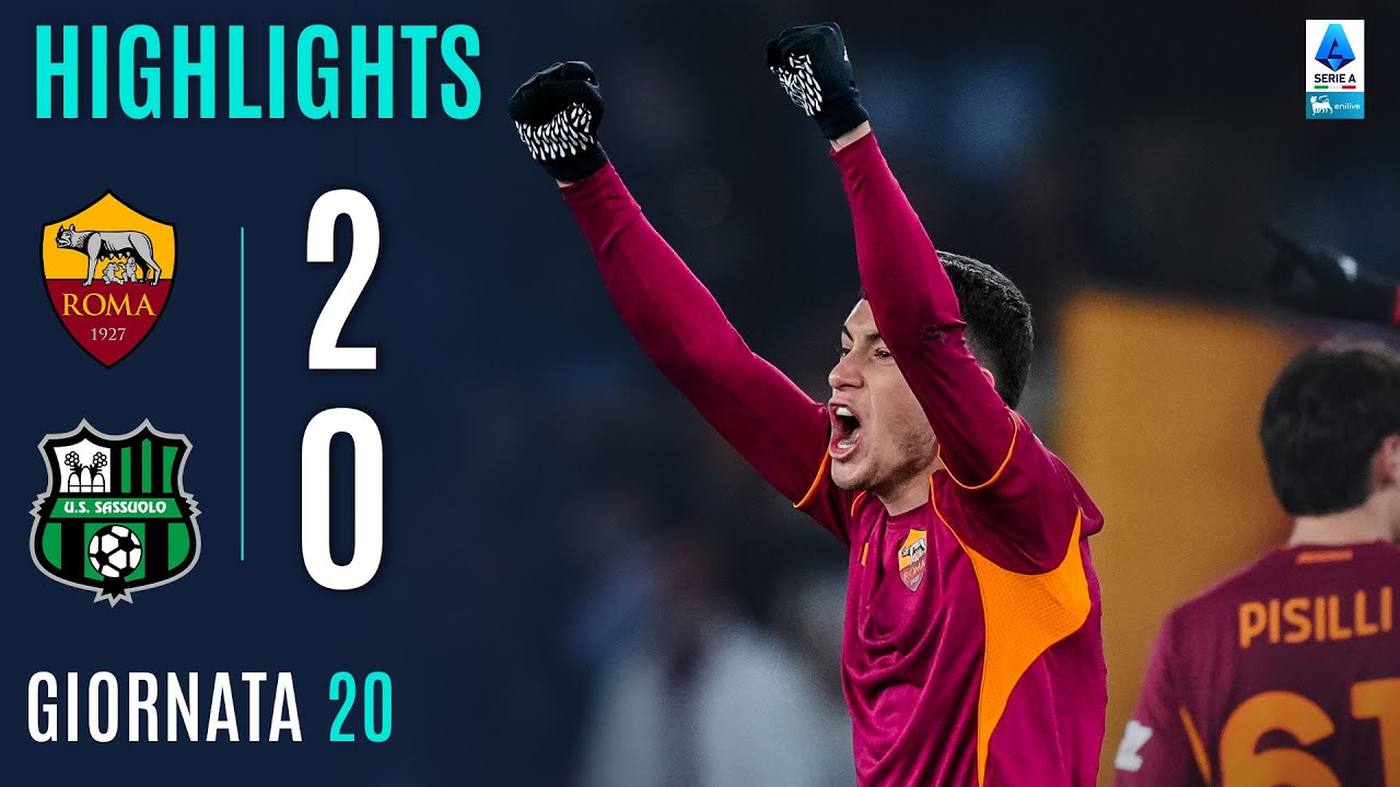 ROMA-SASSUOLO 2-0 | HIGHLIGHTS | 20ª GIORNATA | SERIE A ENILIVE 2025/26