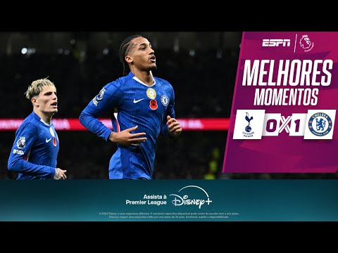 Gols e lances de Tottenhan x Chelsea