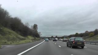 preview picture of video 'Driving On The M6 Motorway From J14 Stafford To J15 Stoke-on-Trent, Staffordshire, England'