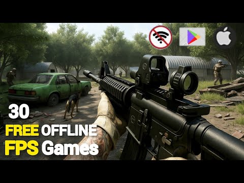 Top 30 BEST OFFLINE FPS Games for Android & iOS 2025 || REALISTIC Games