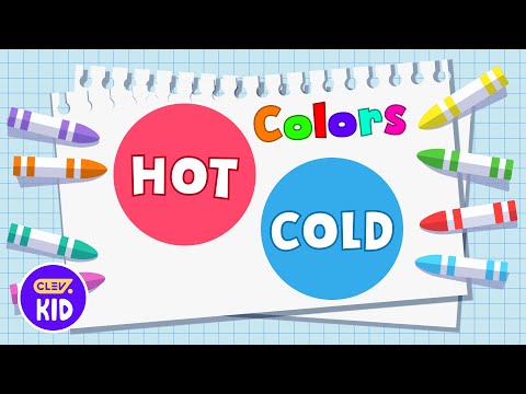ClevKid | Discover Hot and Cold Colors for Kids, Toddlers & Preschool