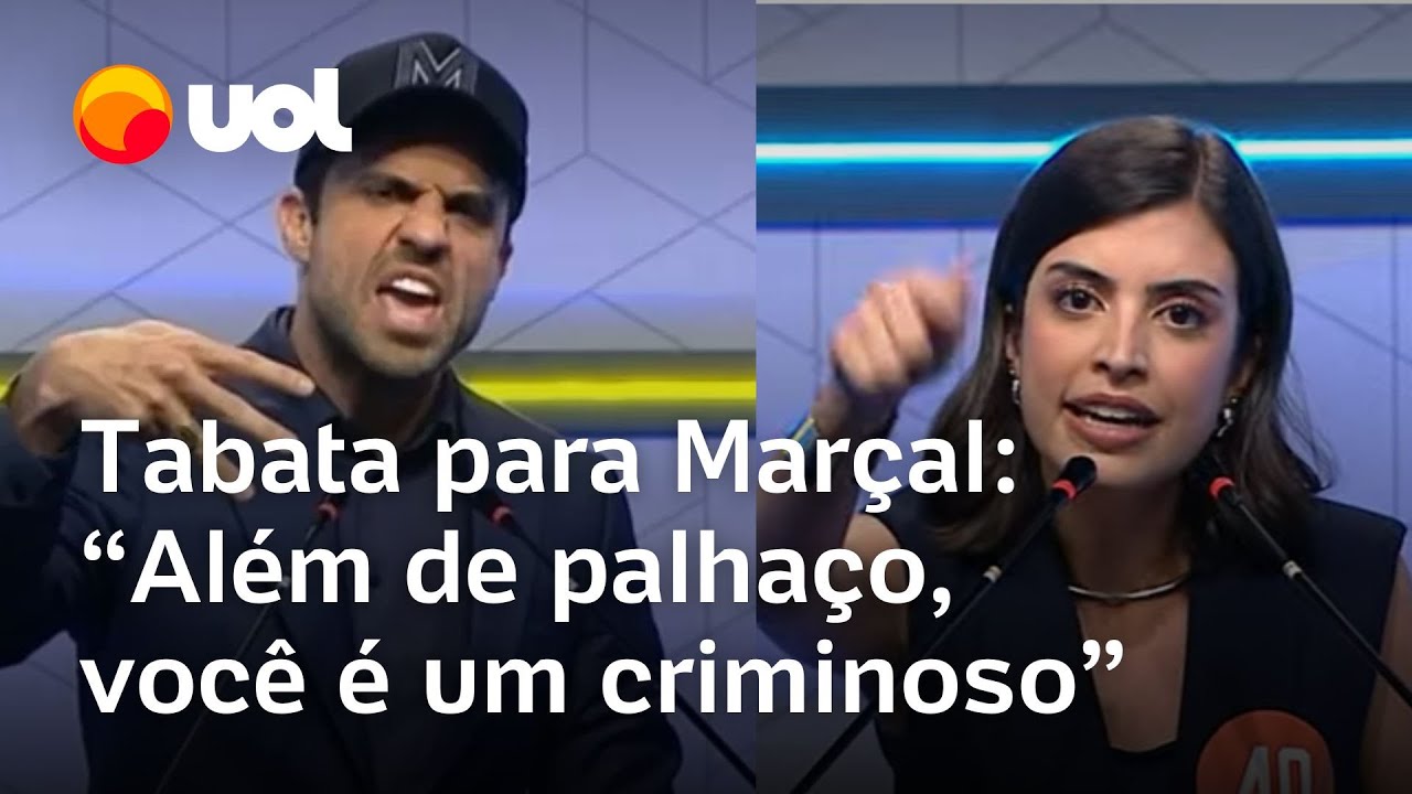 Tabata rebate Pablo Marçal: 'Além de palhaço, você é um criminoso'