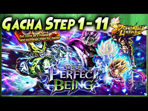 GACHA STEP 1-11 New LF PERFECT CELL - DRAGON BALL LEGENDS