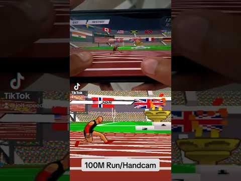 Speedstars: 100m RUN W/Handcam Tutorial #gaming #100mdash #speedstars #game #100mrun #trending