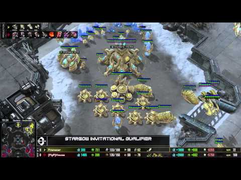 Heusa (z) Vs Franscar (p) - game 1 - Starbow Invitational qualifier