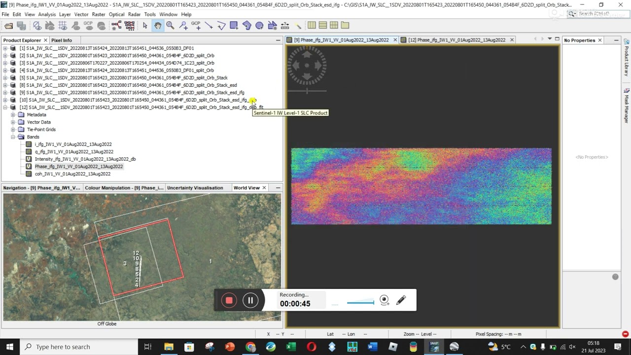 7 InSAR  - Debursted and Filtered