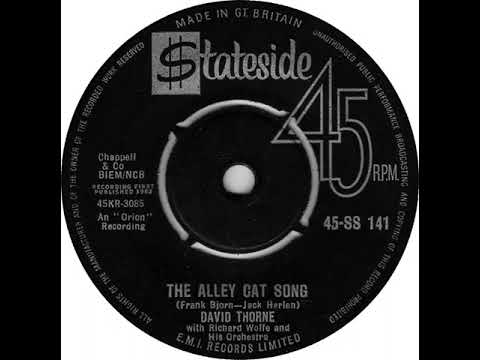 UK New Entry 1963 (1) David Thorne - The Alley Cat Song