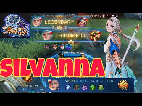 Unkillable silvanna/hyper damage build/offlaner Art Tv
