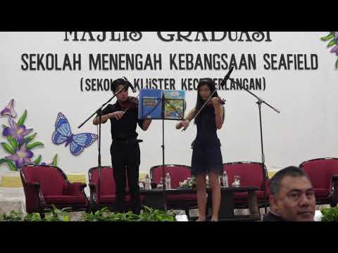 [SMK Seafield Majlis Graduasi 2019]  Canon in D Violin Performance by Tiffany & Lok