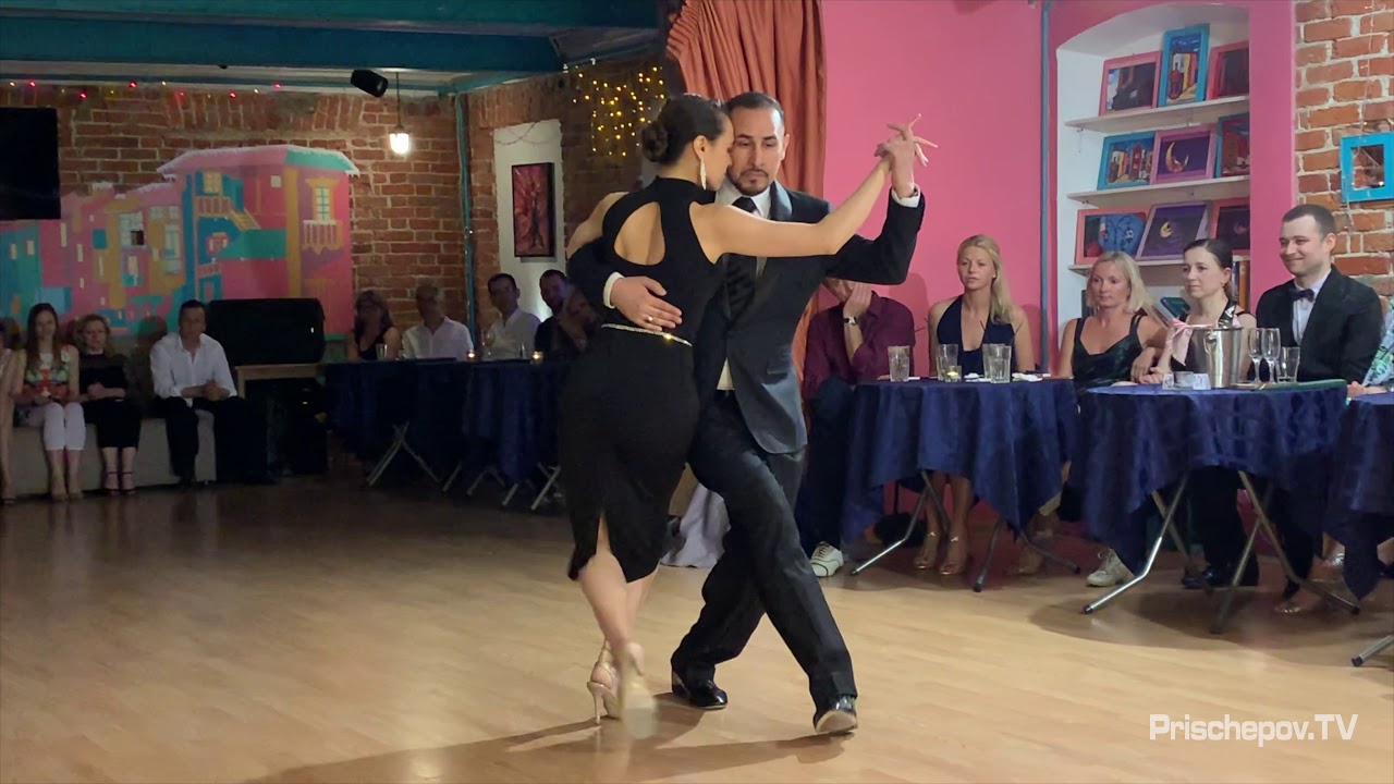 Sebastian Alzogaray & Elvira Lambo, Moscow, Milonga Bien Porteña 8.06.2019