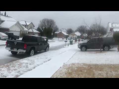 DALLAS TEXAS 2023 31 DE ENERO NEVADA Y HIELO 2