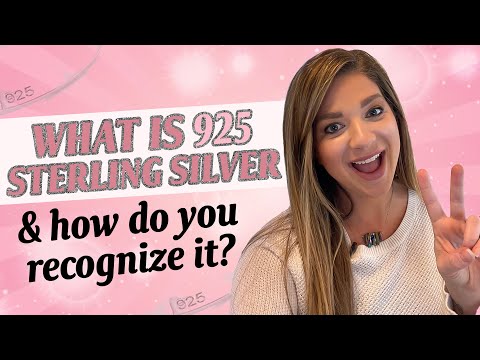 What is 925 Sterling Silver & How Do You Recognize It?