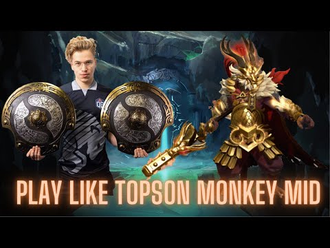 Topson monkey mid | Grand final The International 2019 | Player Perspective