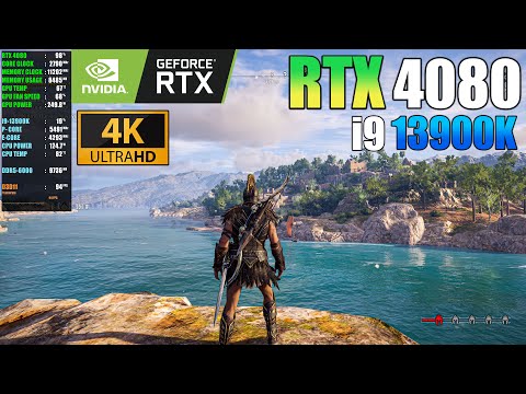 Assassin's Creed Odyssey : RTX 4080 + i9 13900K ( 4K Maximum Settings )