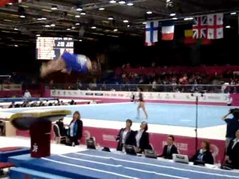 Maria PASEKA RUS, Vault Senior Qualification, European Gymnastics Championships 2012 (2)