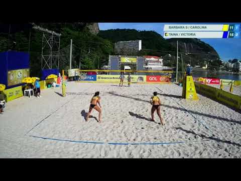 Carol Solberg e Barbara s out x Taina Vitoria s praia