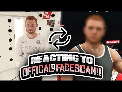 *FIRST LOOK* REACTING TO MY OFFICAL NBA 2K FACESCAN!! I'M IN A VIDEO GAME! (NBA 2K20)