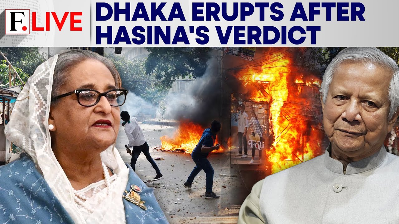 Bangladesh: Protests, Arson Attacks Rage As Hasina Gets Death Penalty | Firstpost Live | N18G