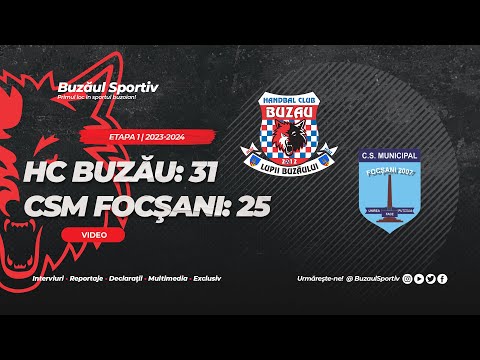 HC Buzău - CSM Focşani 31-25 | Liga Zimbrilor, Etapa 3