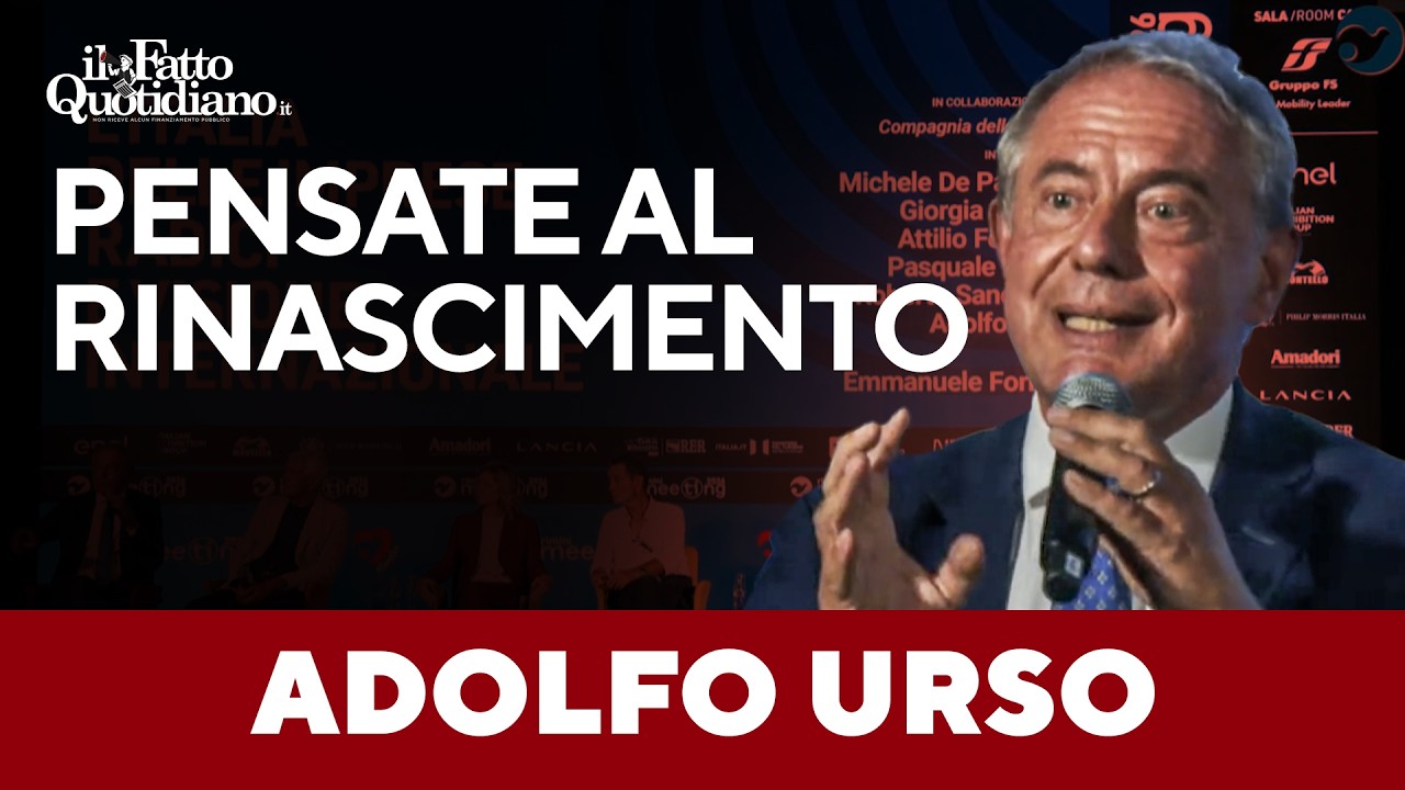 Urso e la retorica del “va tutto bene”: “L’Italia sorprende il mondo, cresciamo più degli altri”