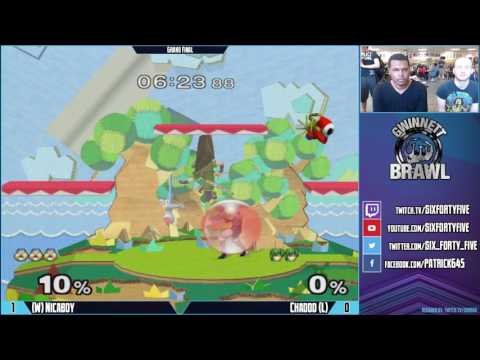 GB Aug 13, 2016 - SSBM Singles - Grand Final - Nicaboy vs Chaddd