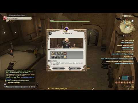 FINAL FANTASY XIV - Class Quest - Gladiator LVL 30 - The Rematch