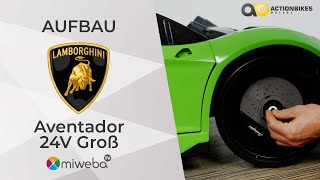Aufbau: Kinder Elektroauto Lamborghini Aventador 24V Zweisitzer | Aufbauvideo Montage Hilfe | Miweba