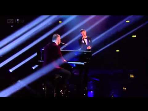 Marcus Collins & Gary Barlow Sing She's Always A Women On The X Factor Final 2011
