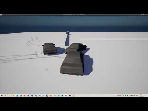 UE4 Chaos Vehicle - Interaction with each other
