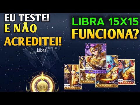 DOES LIBRA 15X15 WORK? I TRIED IT AND DIDN'T BELIEVE IT | SAINT SEIYA AWAKENING
