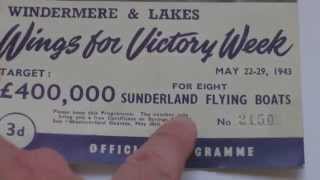WORLD WAR TWO WINDERMERE AND LAKES WINGS FOR VICTORY WEEK PROGRAMME,22-29 MAY 1943