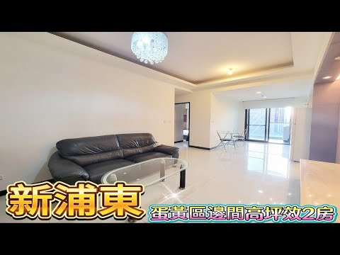 【新浦東】輕美裝熱門景觀2房車~邊間坪效高